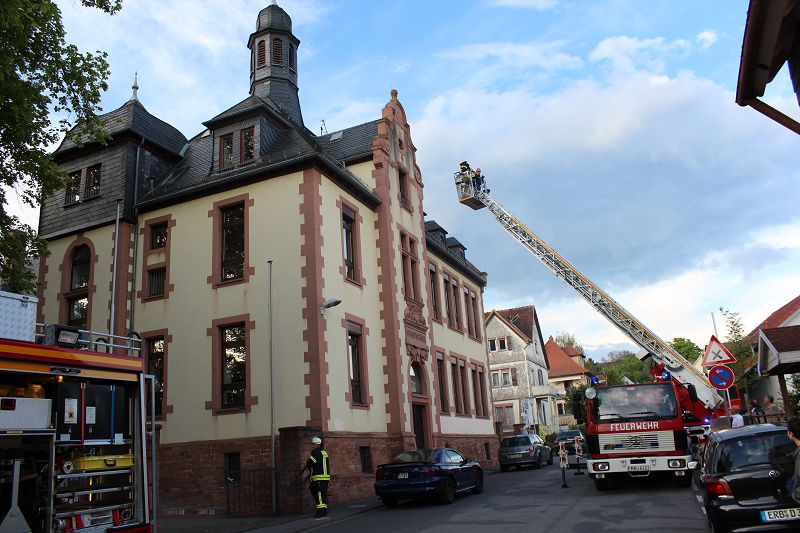 Gemeinschaftsübung Mai 2017 Drehleiterrettung
